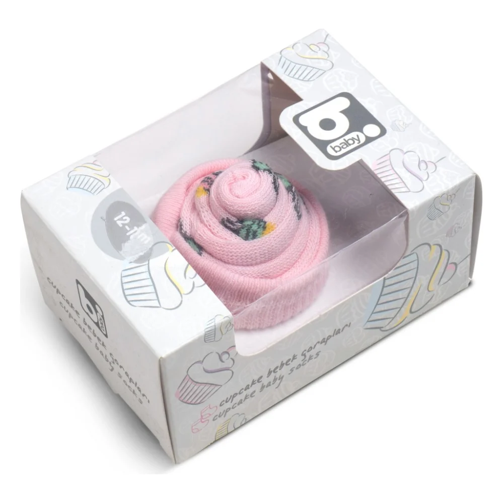 Шкарпетки дитячі Bibaby подарункові (68327-6-12G-pink) — фото 4