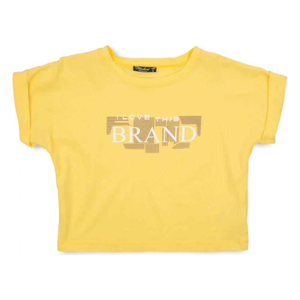 Футболка дитяча Blueland с коротким рукавом (3512-164G-yellow)