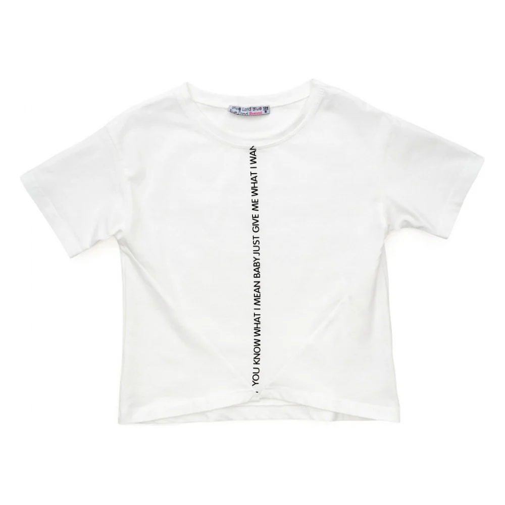 Футболка дитяча Blueland базова (3725-128G-cream)