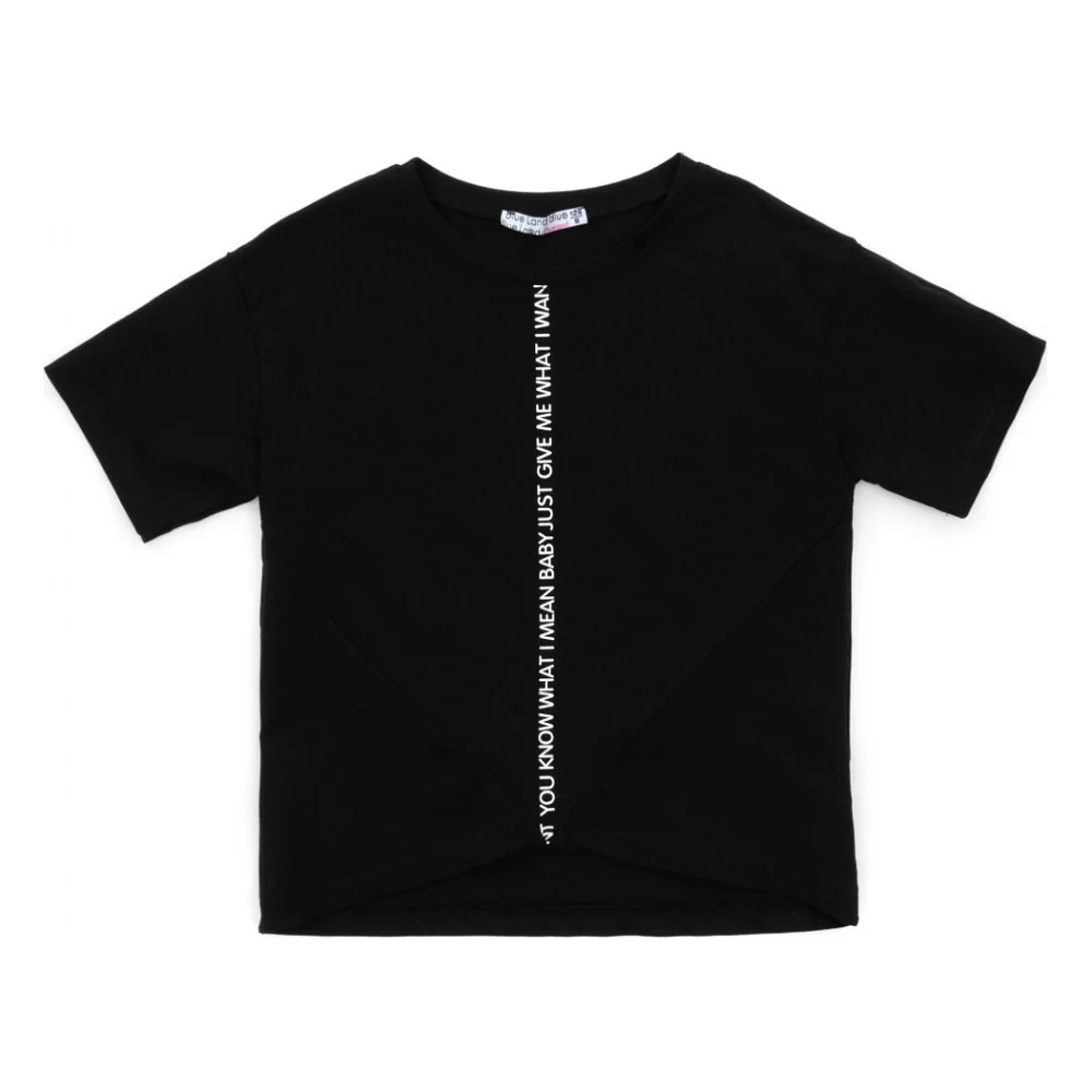 Футболка дитяча Blueland базова (3725-140G-black)