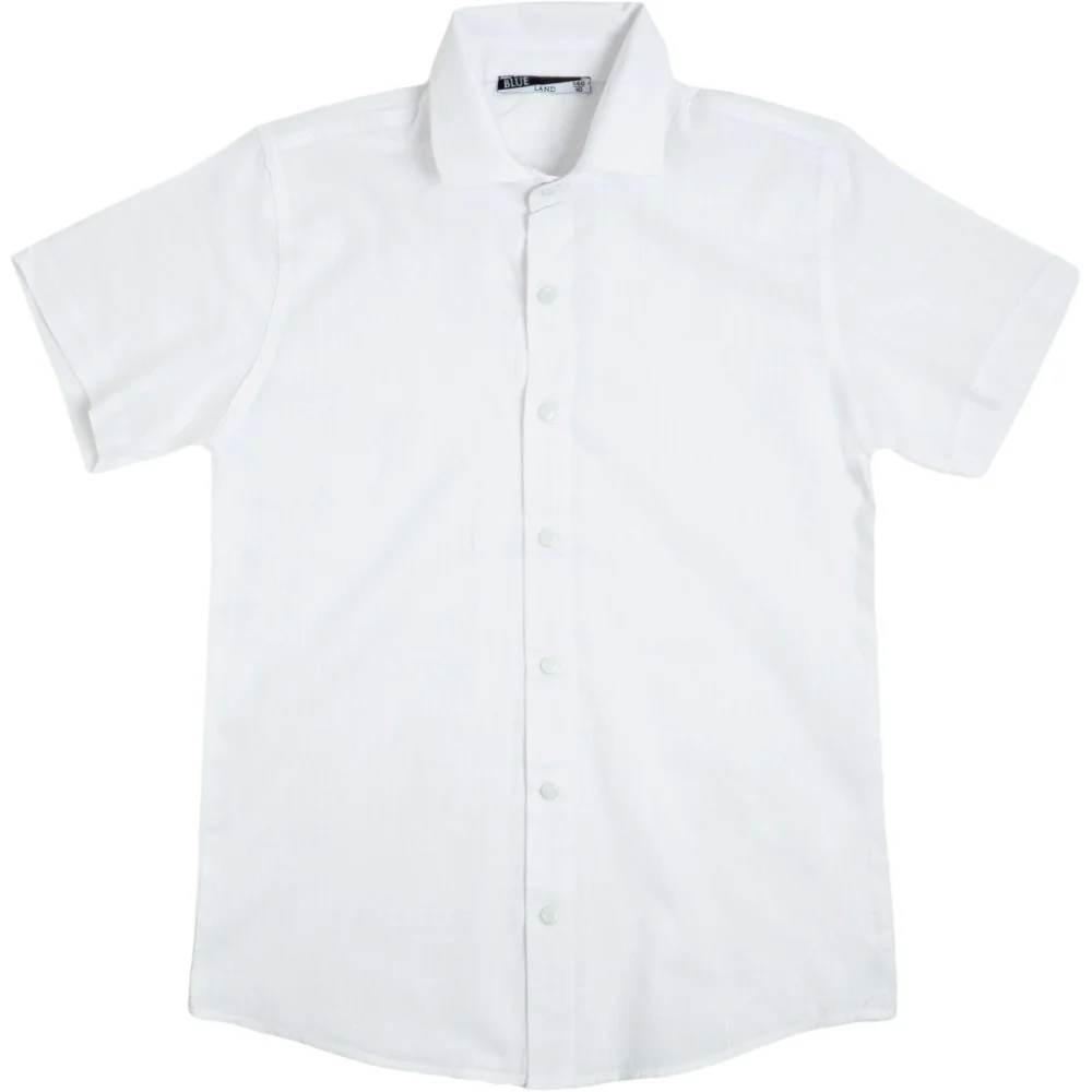 Сорочка дитяча Blueland з коротким рукавом (13910-158B-white)