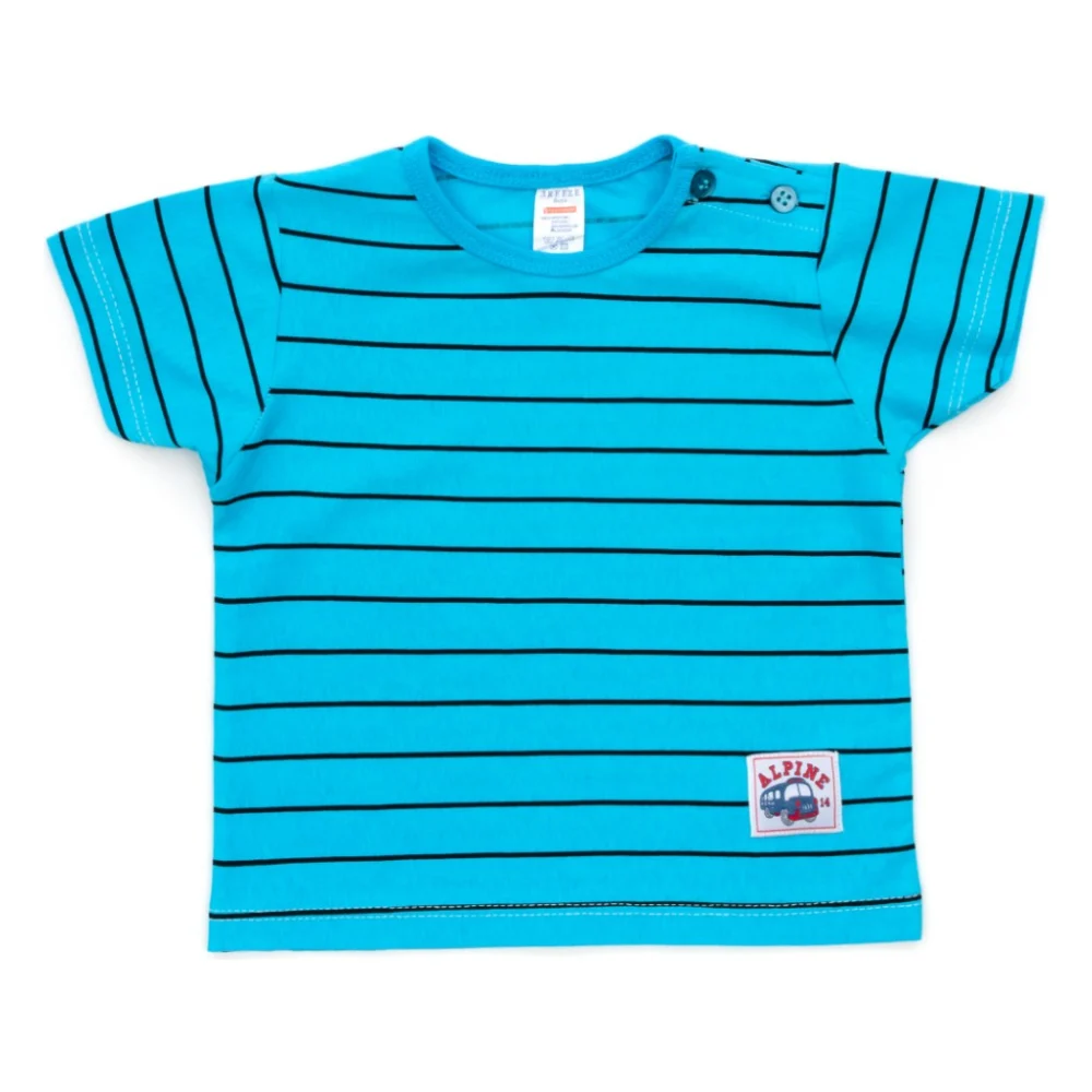 Футболка дитяча Breeze у смужку (791-80-blue)