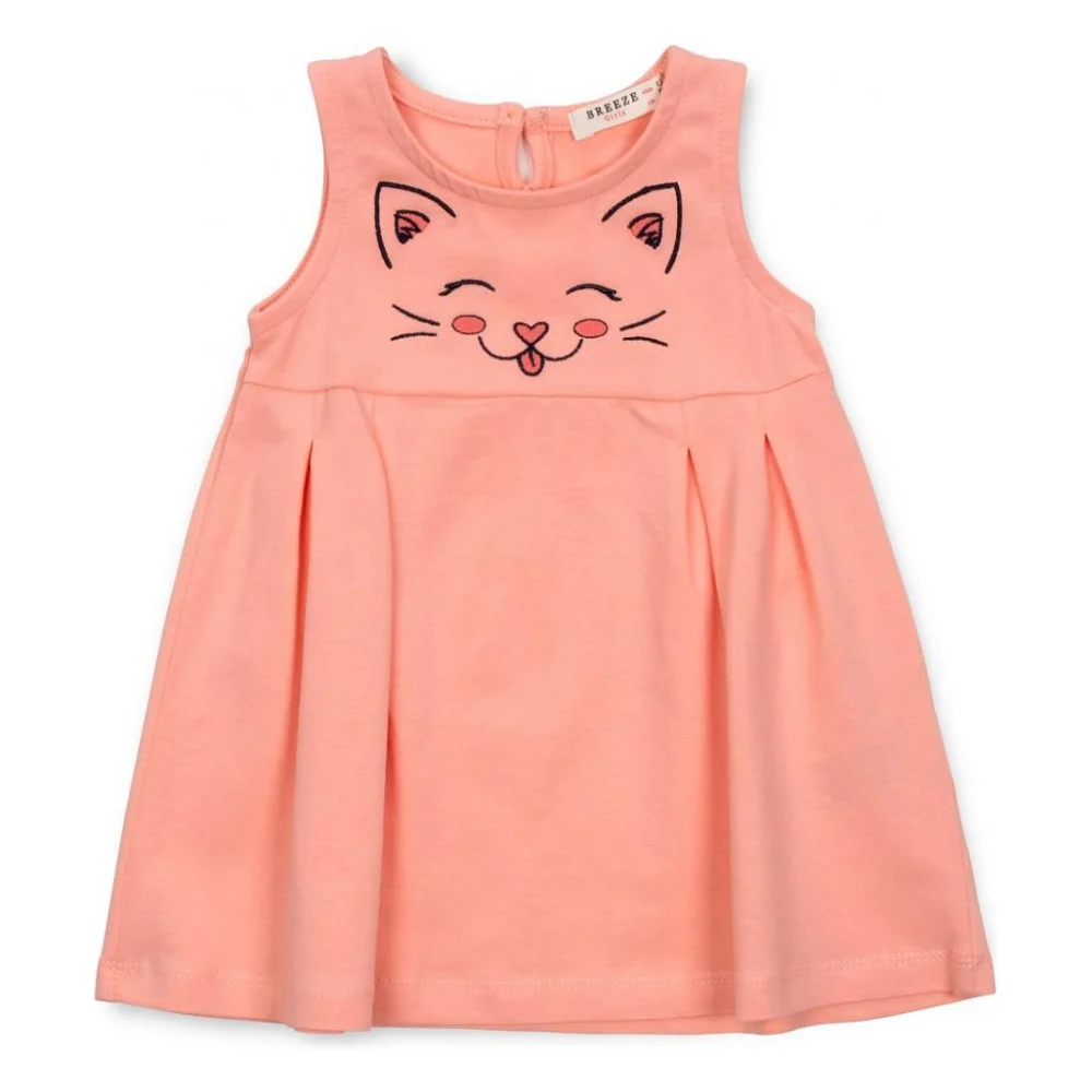 Плаття дитяче Breeze з котиком (15694-86G-peach)