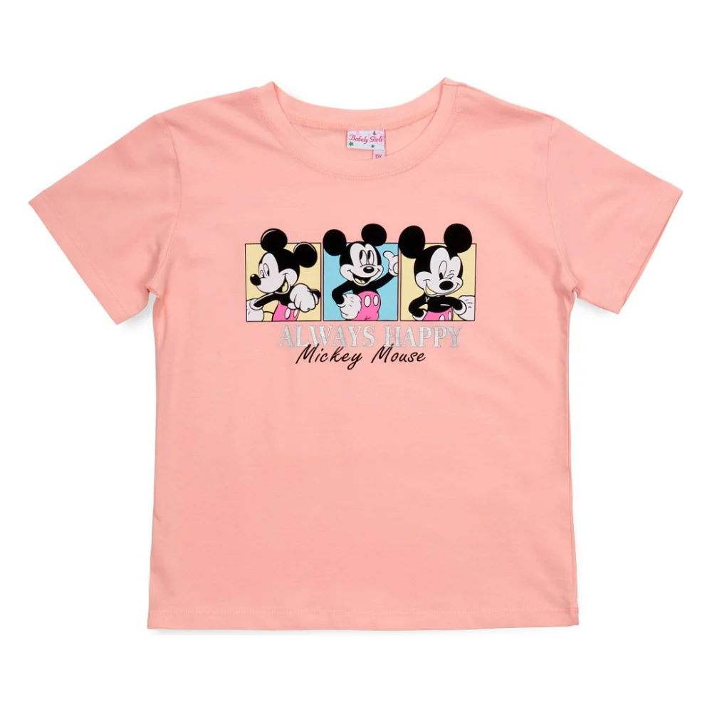 Футболка дитяча Breeze ALWAYS HAPPY (18742-164G-peach)