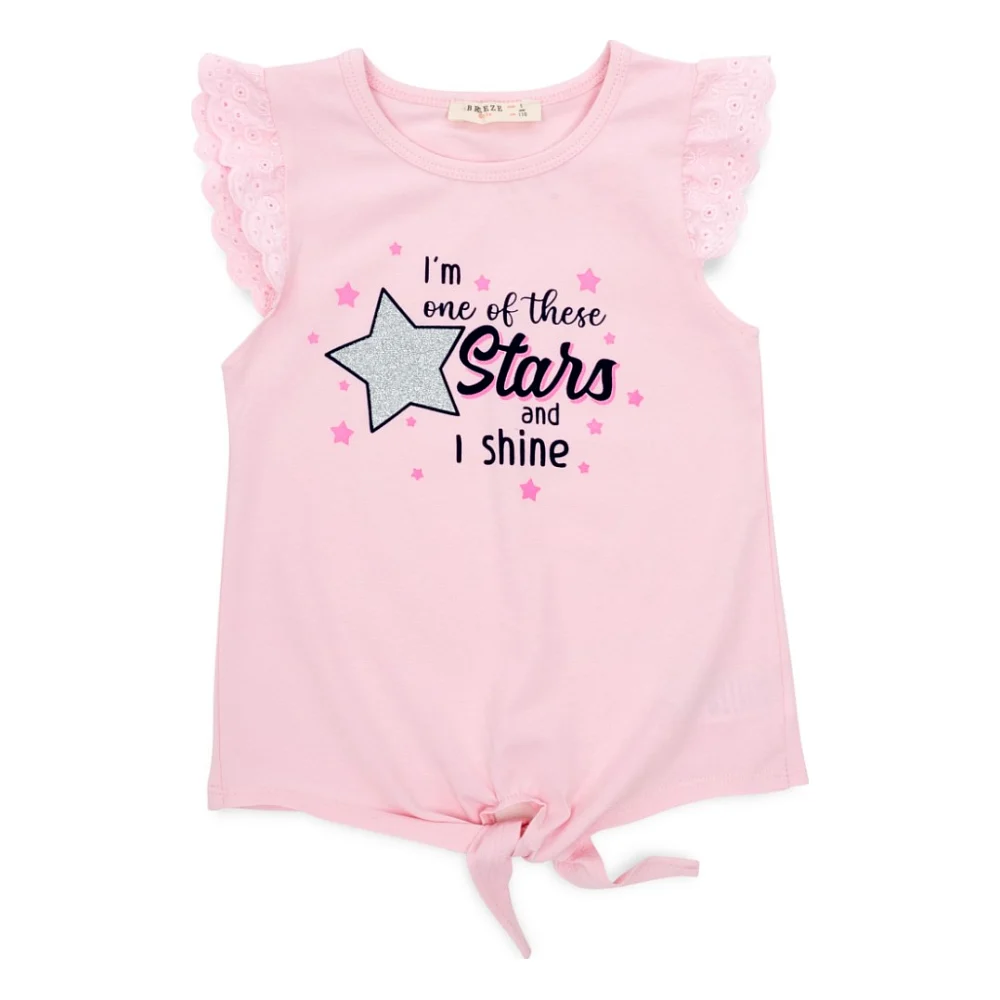 Футболка дитяча Breeze STARS (17109-116G-pink)