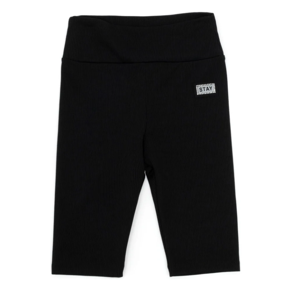 Лосини дитячі Breeze укорочені трикотажні (18933-146G-black)