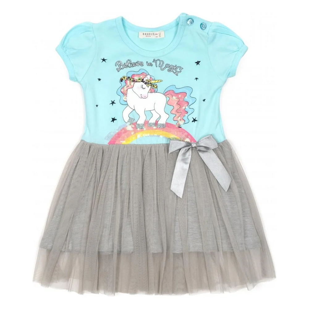 Плаття дитяче Breeze "BELIEVE IN MAGIC" (14102-86G-blue)