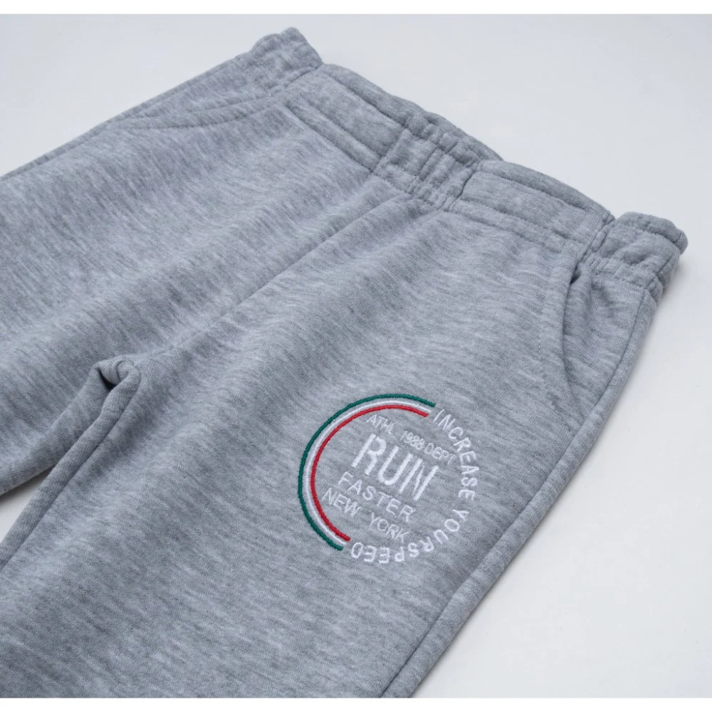 Штани дитячі Breeze спортивні на манжетах (20874-104B-gray) — фото 3