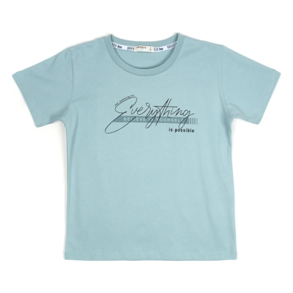 Футболка дитяча Breeze Everything (21715-140B-mint)
