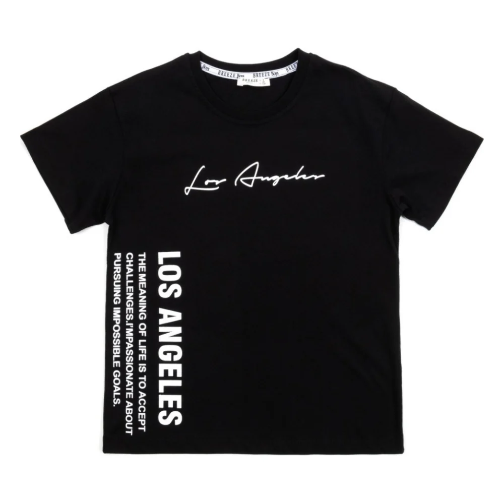 Футболка дитяча Breeze LOS ANGELES (20505-134B-black)