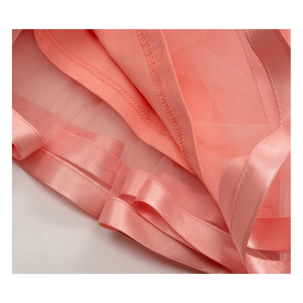 Плаття дитяче Breeze з фатиновою спідницею (12302-110G-peach) — фото 4