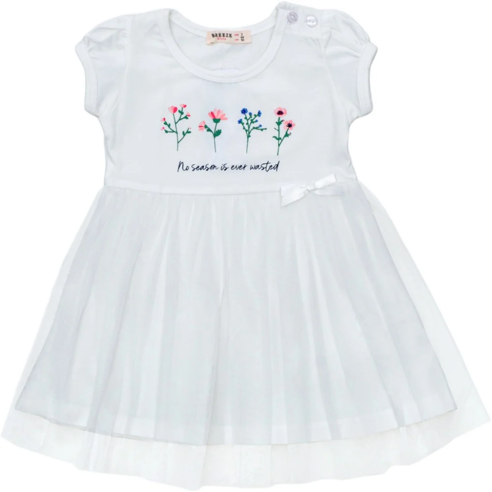 Плаття дитяче Breeze з квіточками (21624-92G-cream)
