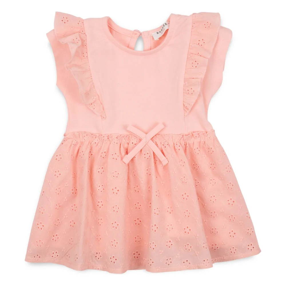 Плаття дитяче Breeze з оборкою (18717-74G-peach)