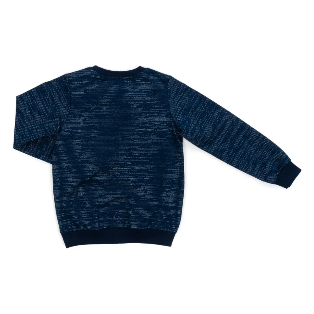 Спортивний костюм дитячий Breeze з люрексом (14687-128G-blue) — фото 4