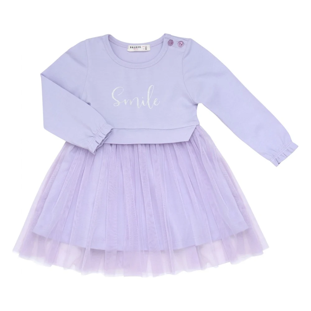 Плаття дитяче Breeze з фатиновою спідницею (21505-D-86G-lilac)