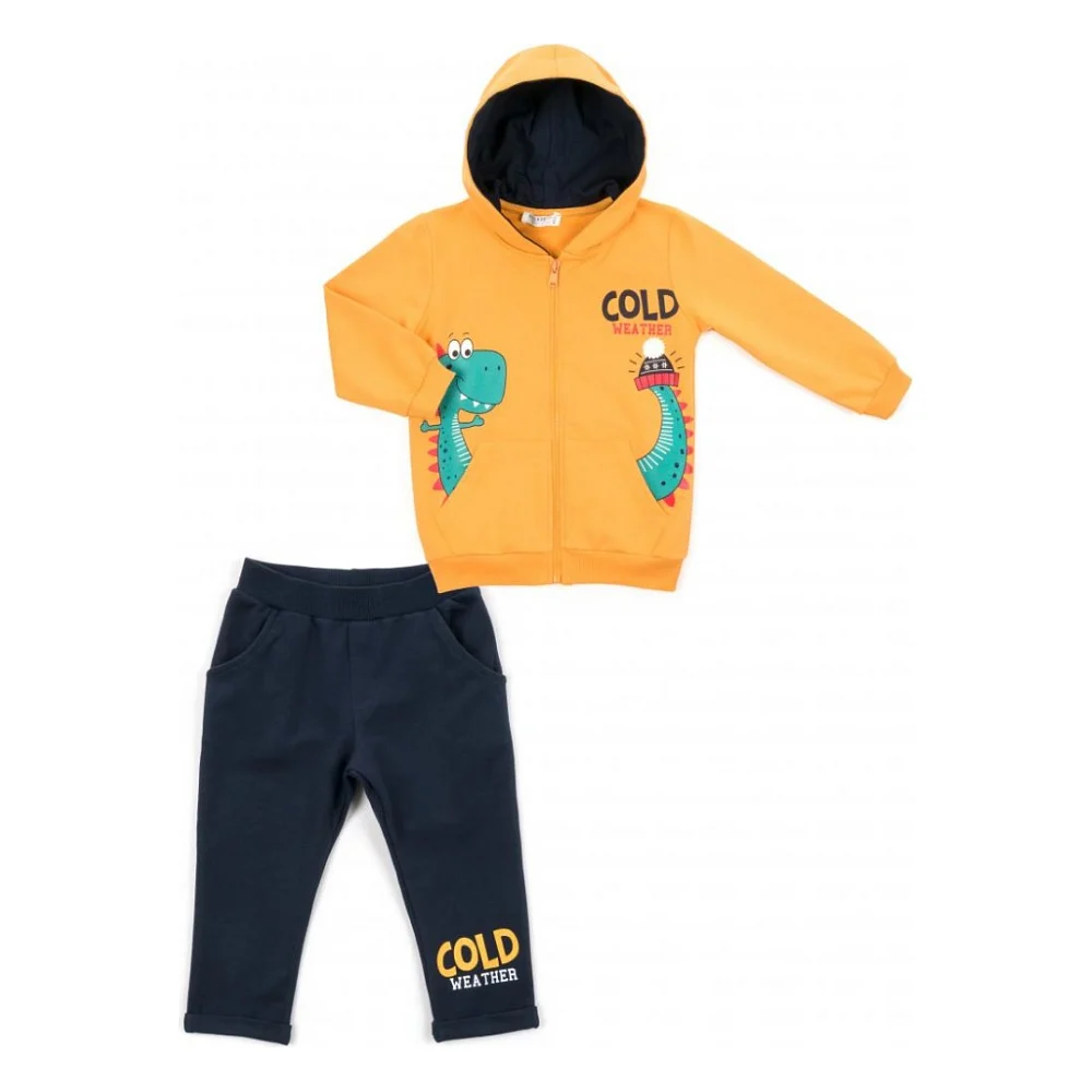 Спортивний костюм дитячий Breeze з динозавриком (13419-86B-yellow)