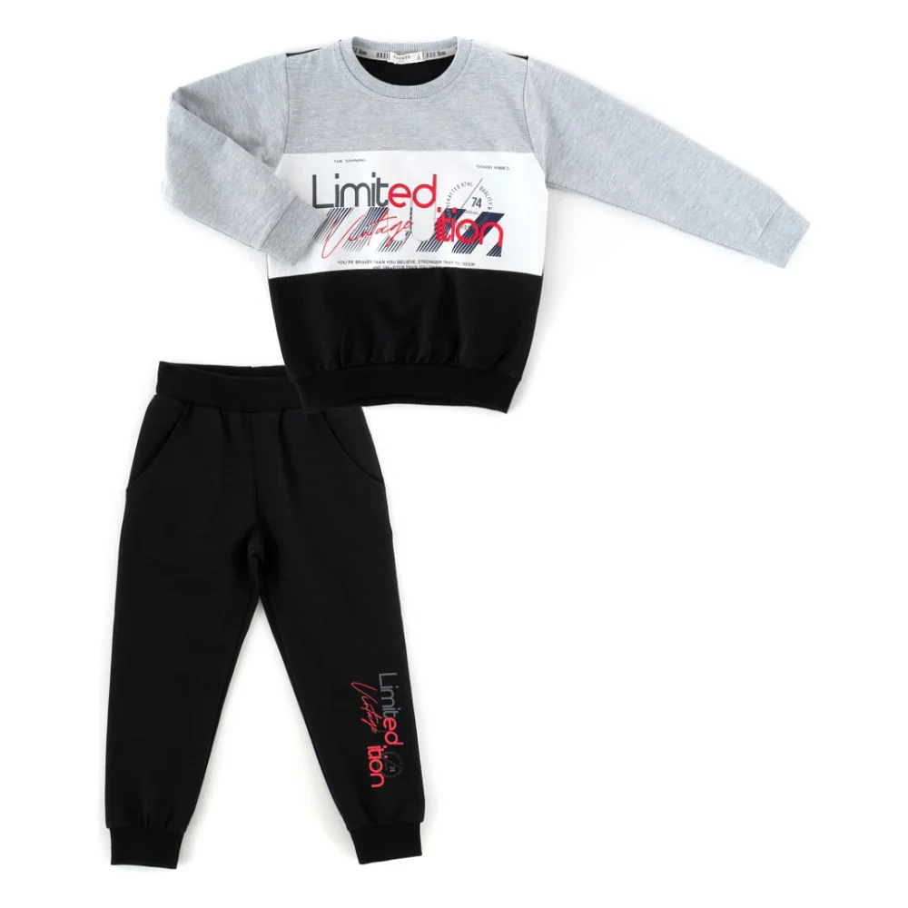 Спортивний костюм дитячий Breeze VINTAGE (22125-122B-black)