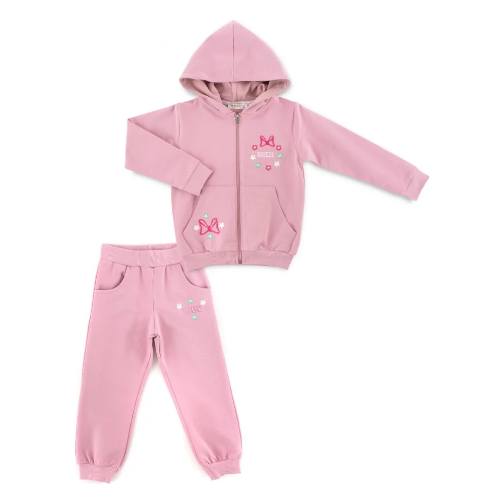 Спортивний костюм дитячий Breeze з бантиками (22067-98G-pink)