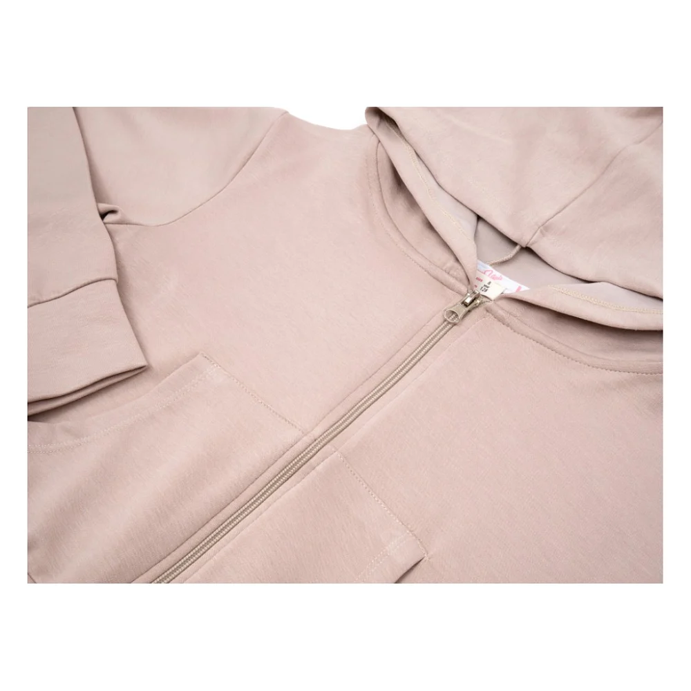 Спортивний костюм дитячий Breeze на блискавці з капюшоном (21207-152G-beige) — фото 6