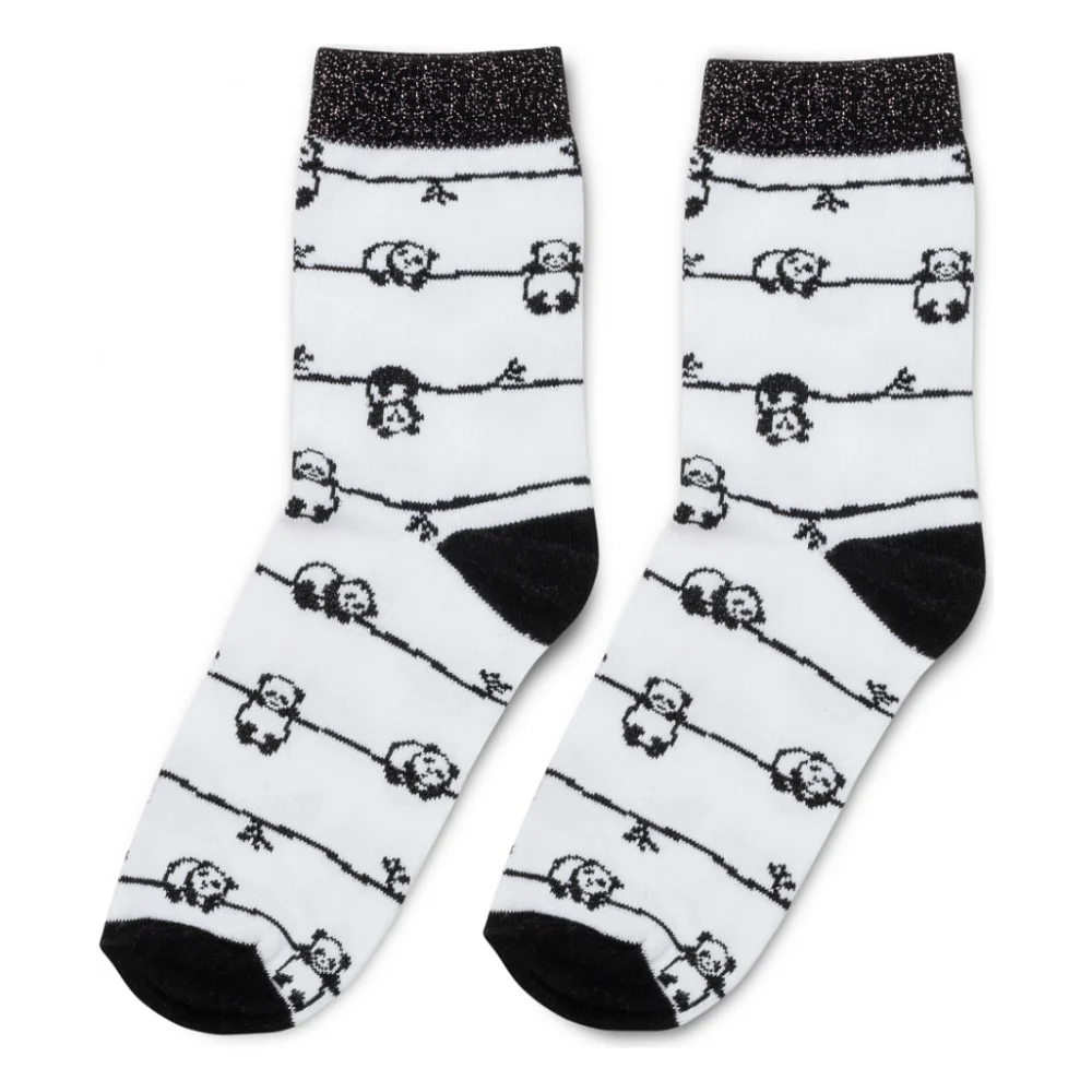 Шкарпетки дитячі Bross з пандами (5082-4-6-white)