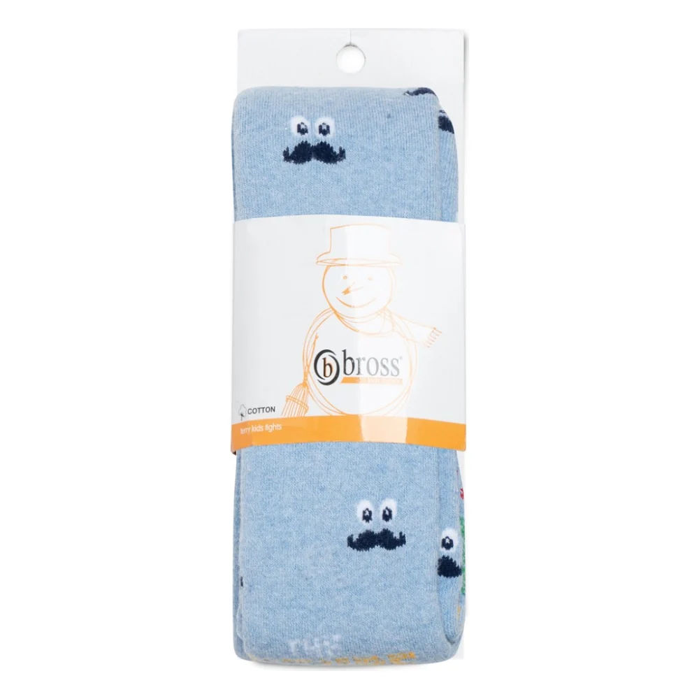 Колготки дитячі Bross махрові (12651-5-lightblue)