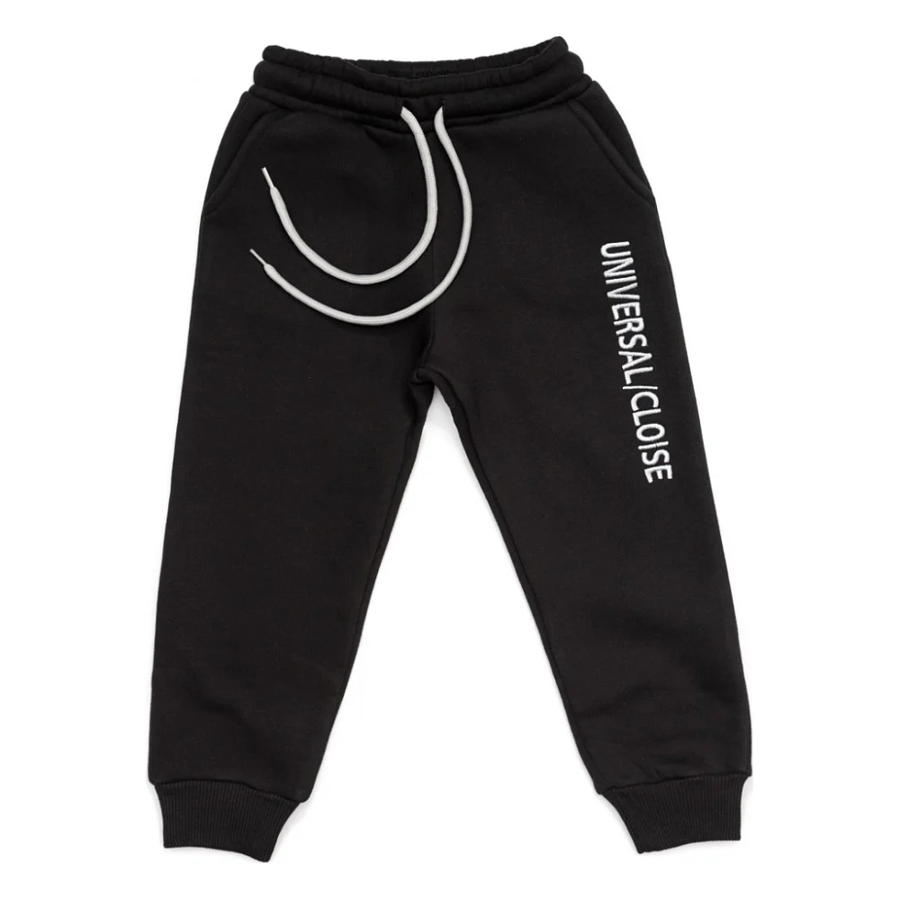 Штани дитячі Cloise спортивні на флісі (CL0155004-116B-black)