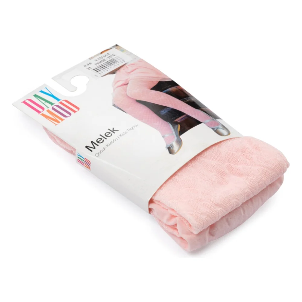 Колготки дитячі Daymod з бантиками (D2122076-134G-pink)