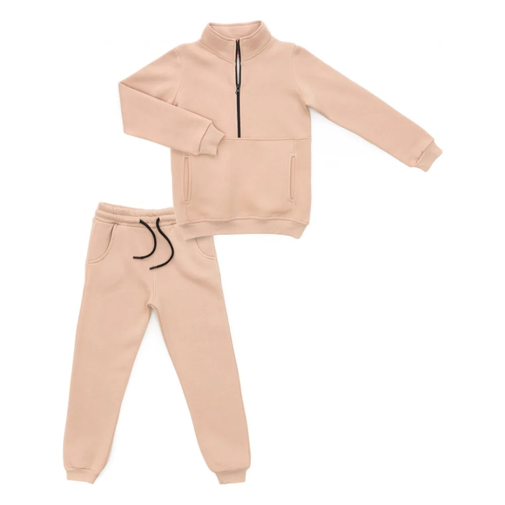 Спортивний костюм дитячий Joi флісовий (H-202-140G-beige)