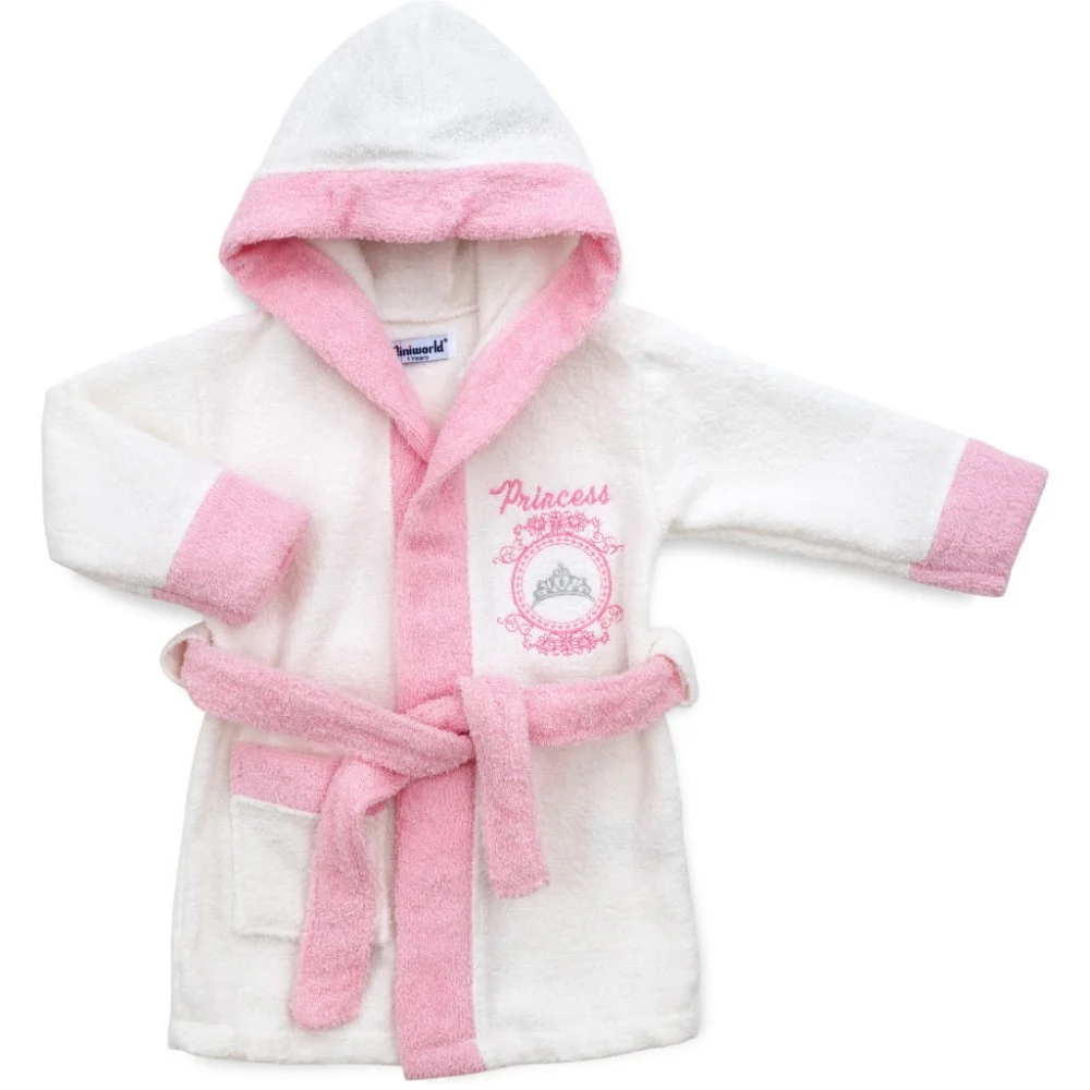 Халат дитячий Miniworld махровий (15118-86G-pink)
