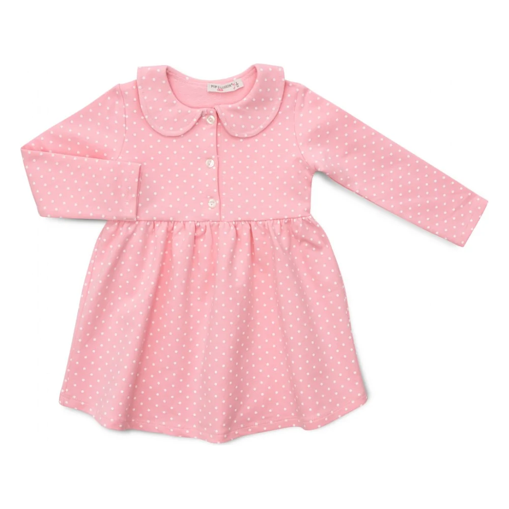 Плаття дитяче POP FASHION в горошок (6781-98G-pink)