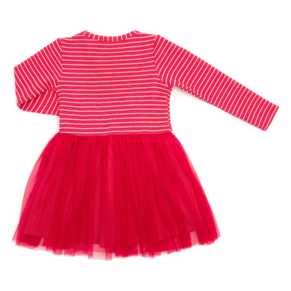 Плаття дитяче POP FASHION з фатиновою спідницею (6963-98G-fuchsia) — фото 2