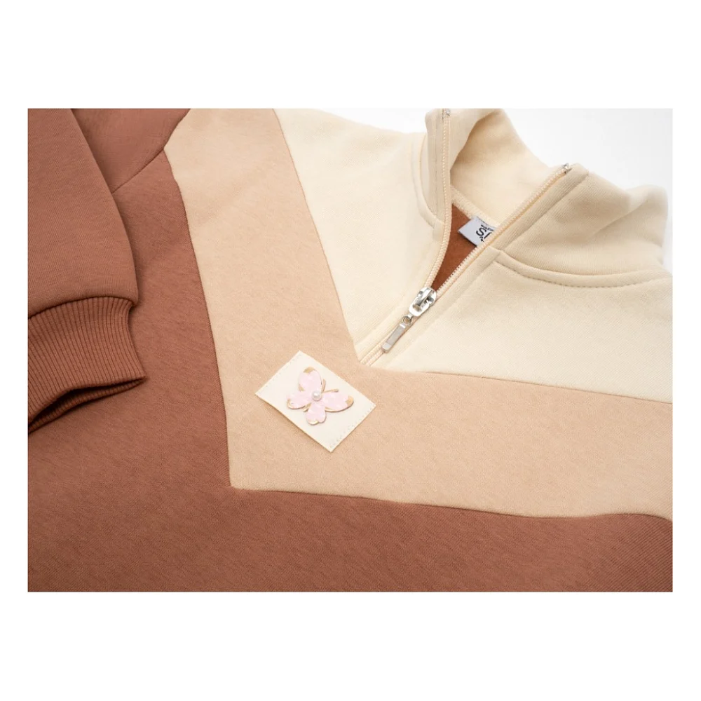 Спортивний костюм дитячий Smile флісовий (4233-128G-brown) — фото 6