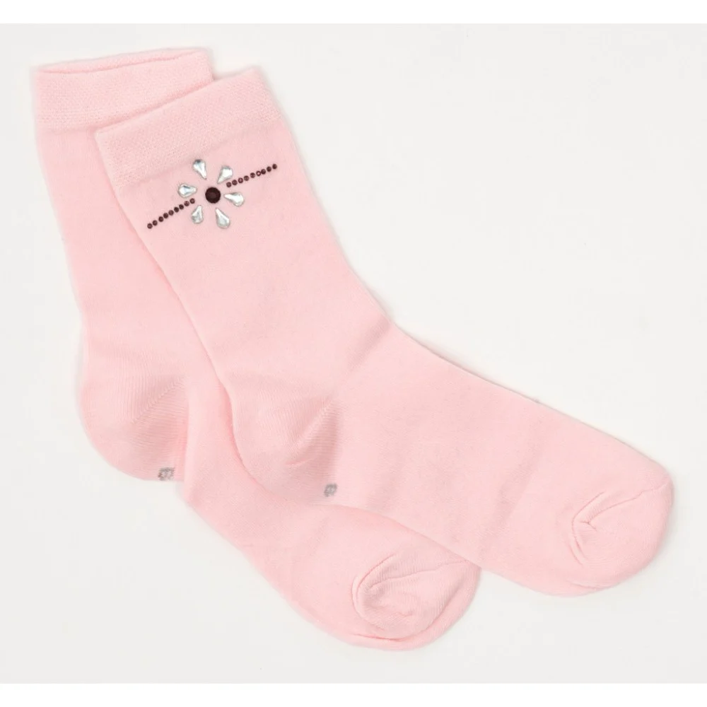 Шкарпетки дитячі UCS Socks з квіточкою (M0C0102-0908-9G-pink) — фото 2