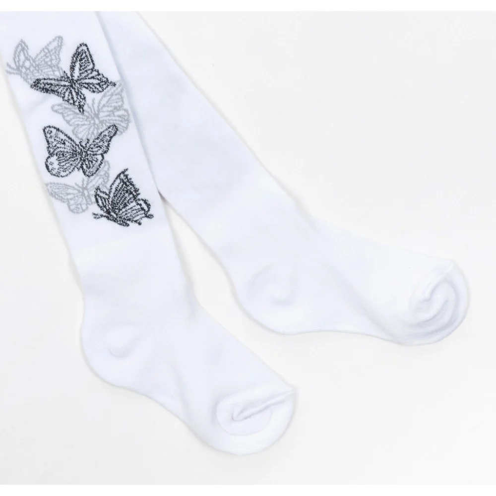 Колготки дитячі UCS Socks з метеликами (M0C0301-2101-3G-white) — фото 3