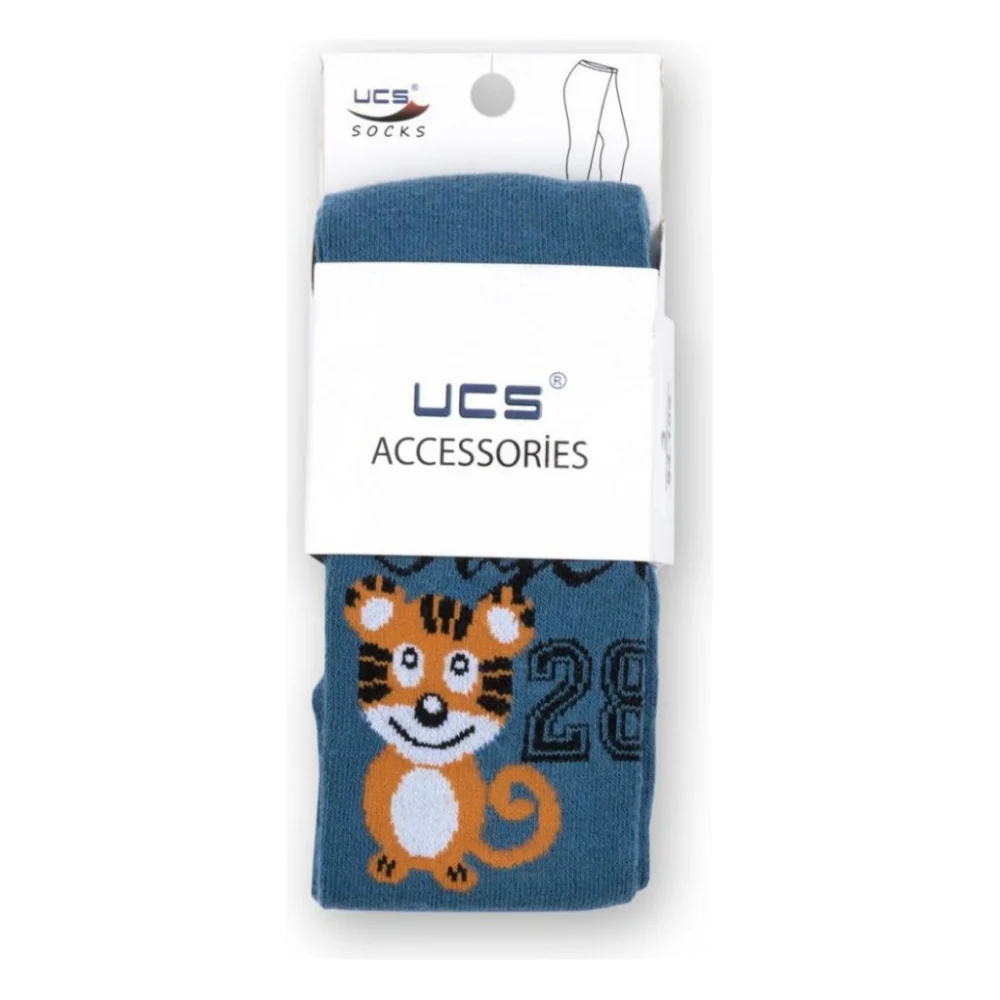 Колготки дитячі UCS Socks "Tiger" (M0C0301-0857-5B-blue) — фото 5