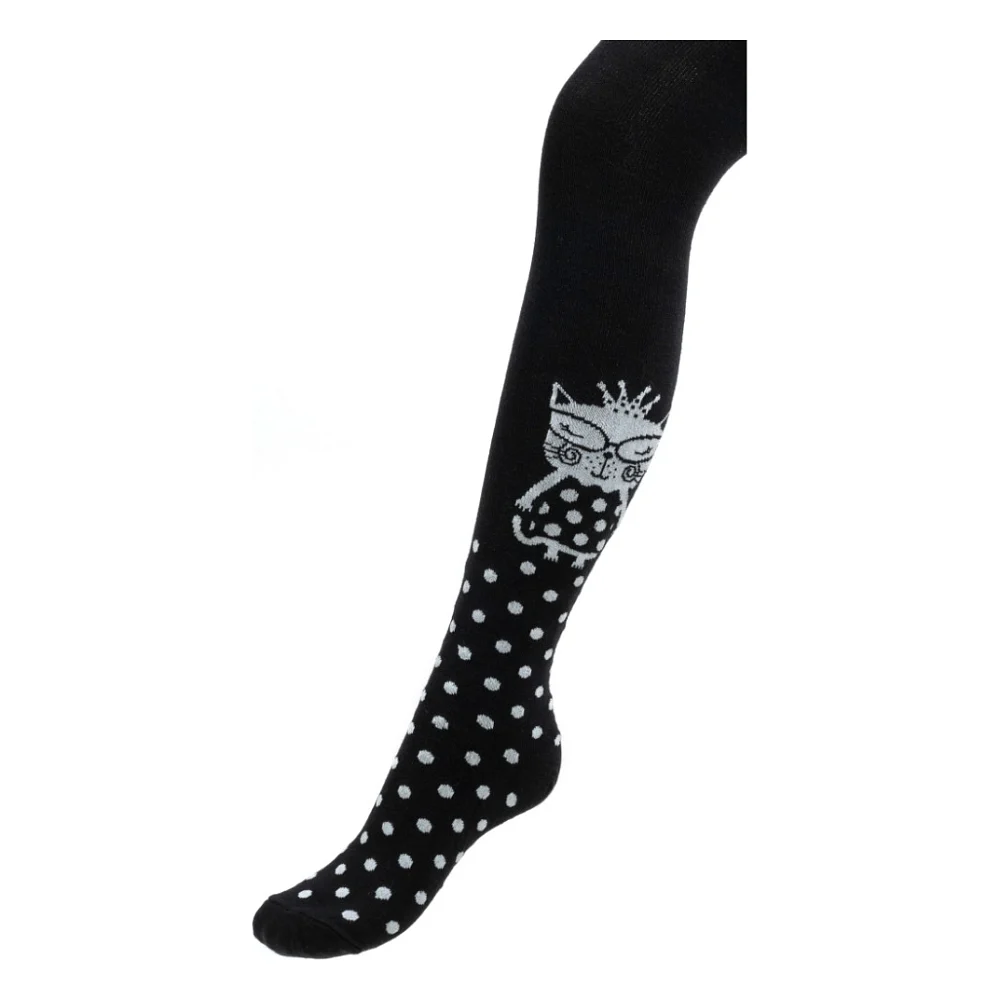 Колготки дитячі UCS Socks з котиком (M0C0301-2106-7-black)