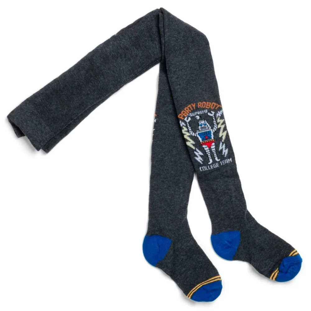 Колготки дитячі UCS Socks з роботом (M0C0301-2300-3B-darkgray) — фото 2