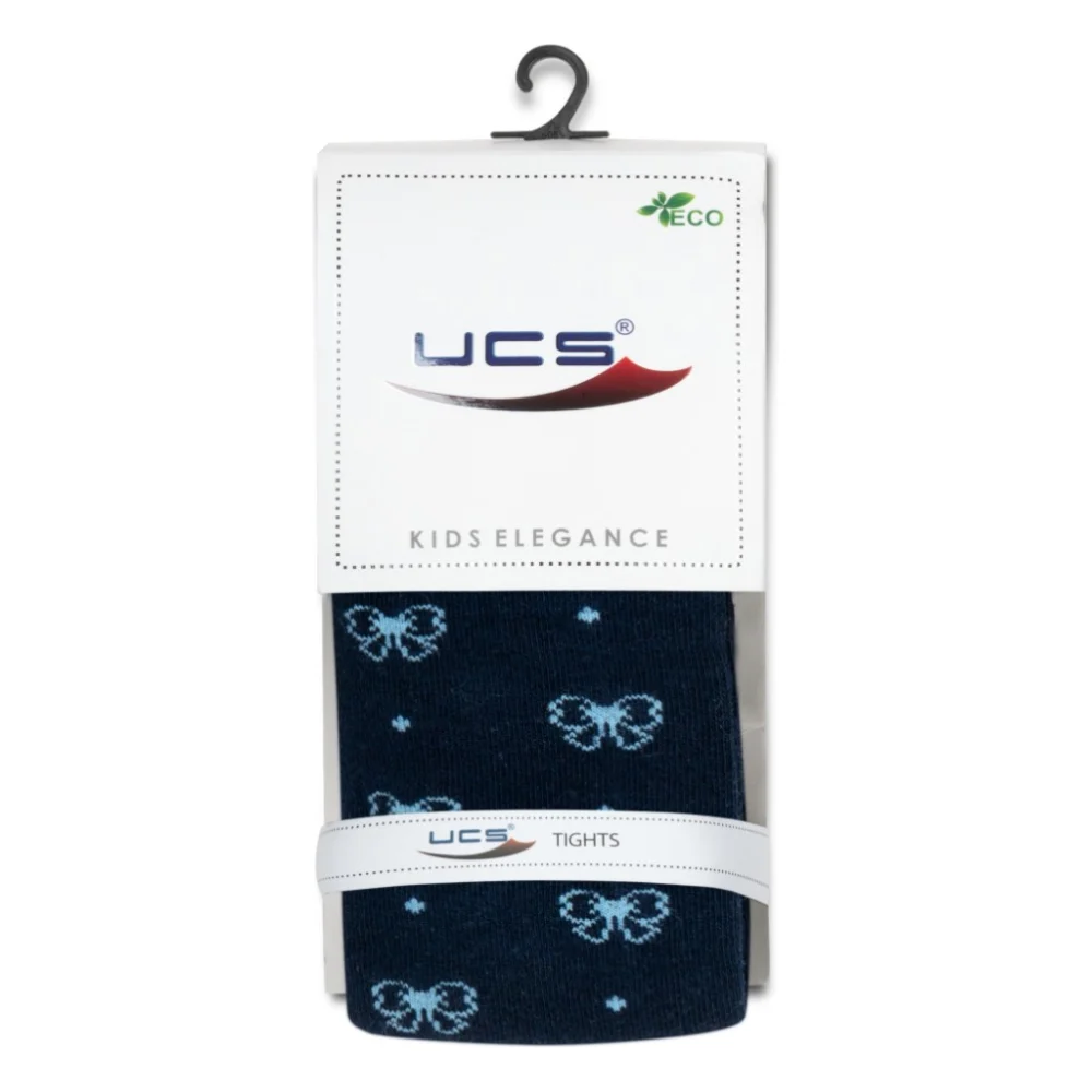 Колготки дитячі UCS Socks з бантиками (M0C0301-2438-7G-blue) — фото 2