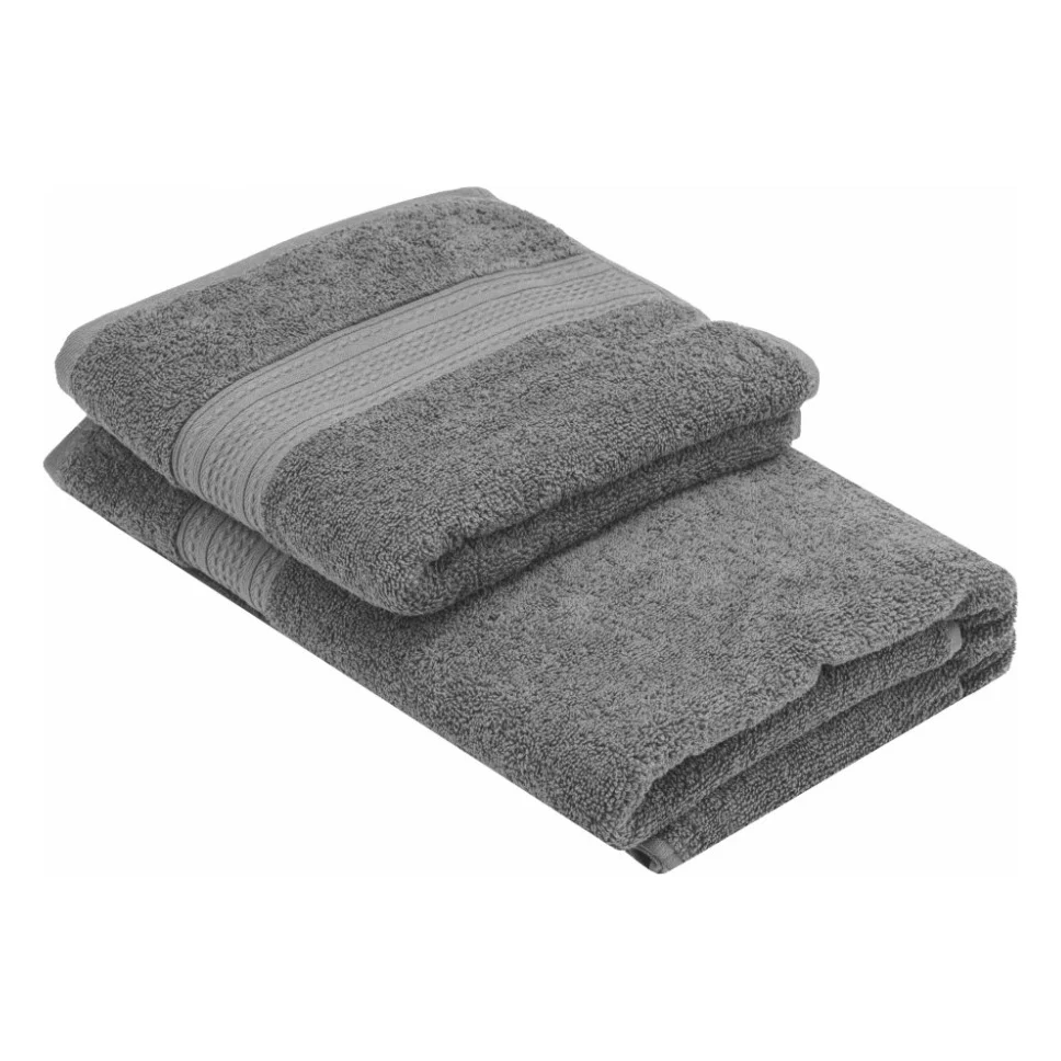 Рушник Ardesto махровий SuperSoft 100% бавовна 70 х 140 см, сірий (ART2270SLP) — фото 11