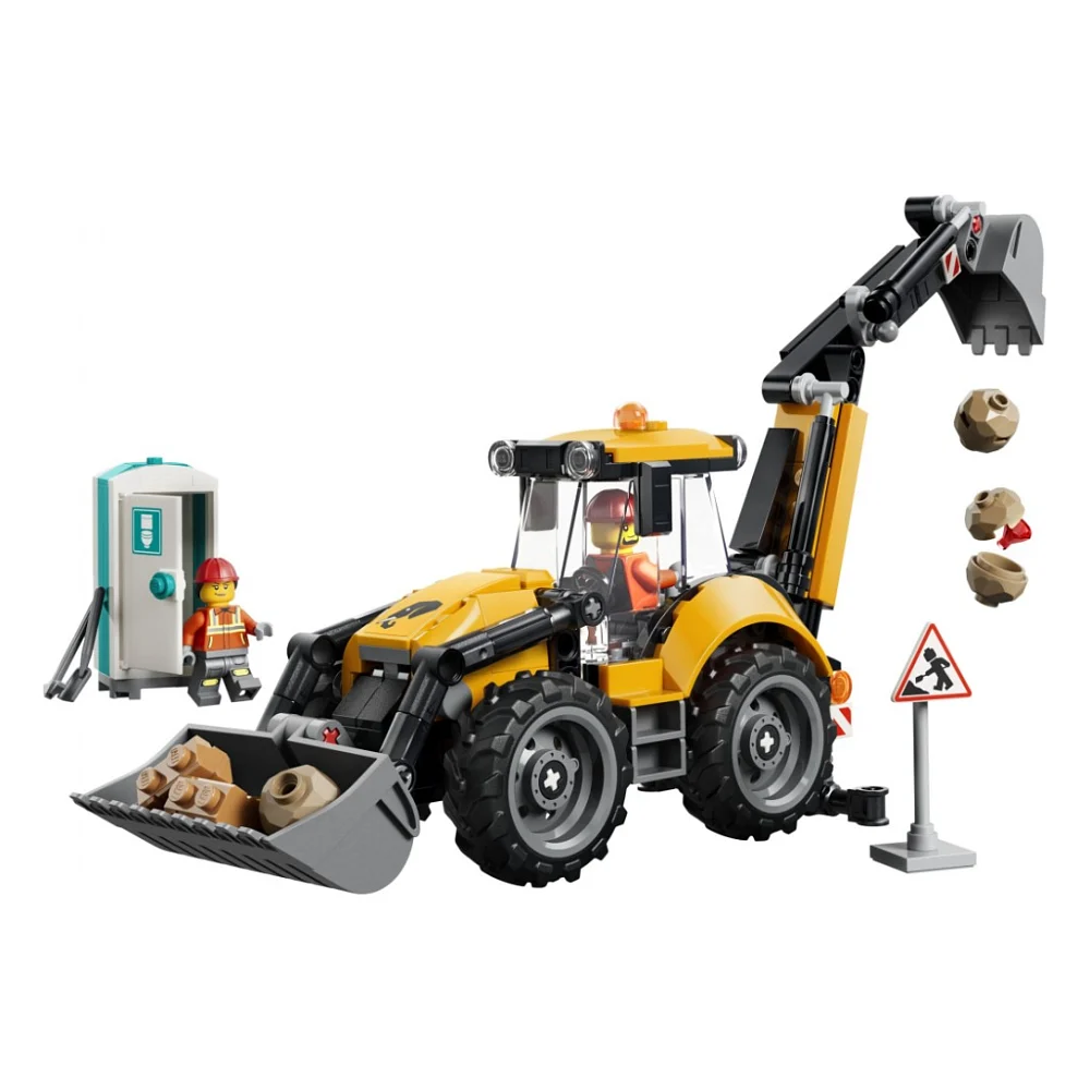 Конструктор LEGO City Жовтий екскаватор-навантажувач (60480) — фото 2