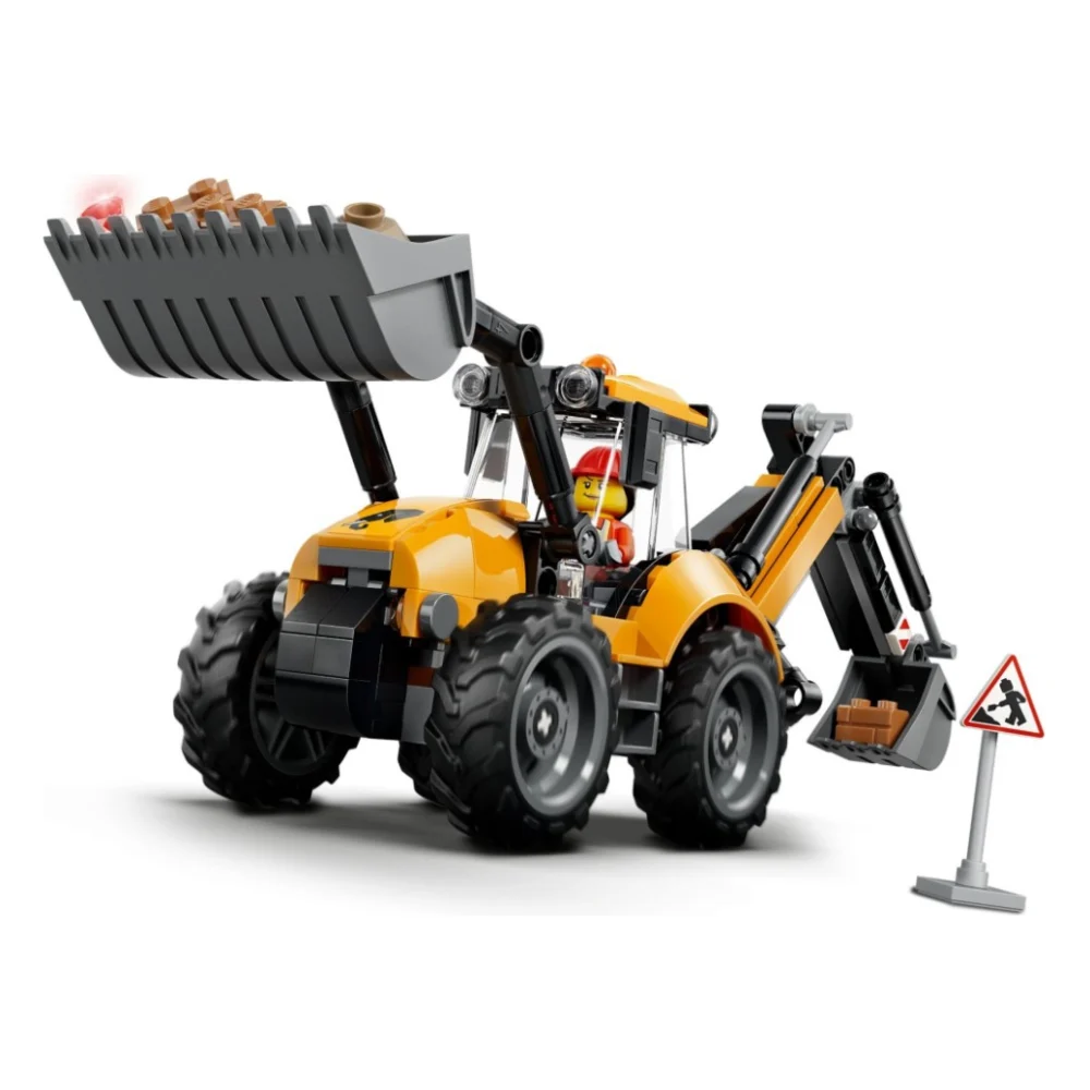 Конструктор LEGO City Жовтий екскаватор-навантажувач (60480) — фото 6