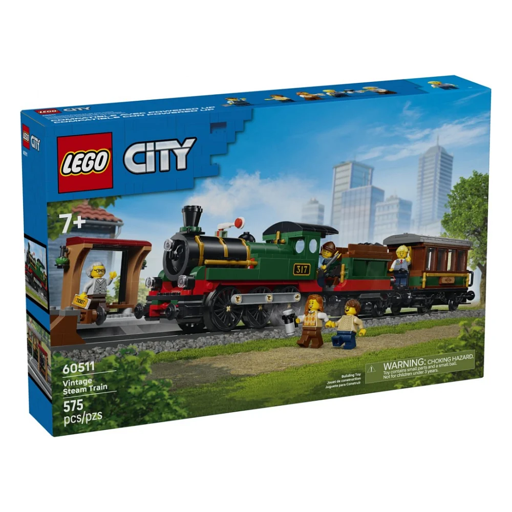 Конструктор LEGO City Старовинний паровоз (60511-)