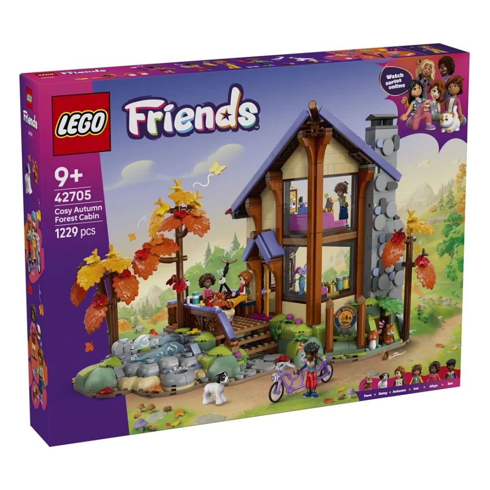 Конструктор LEGO Friends Затишний лісовий будиночок для осіннього відпочинку (42705)