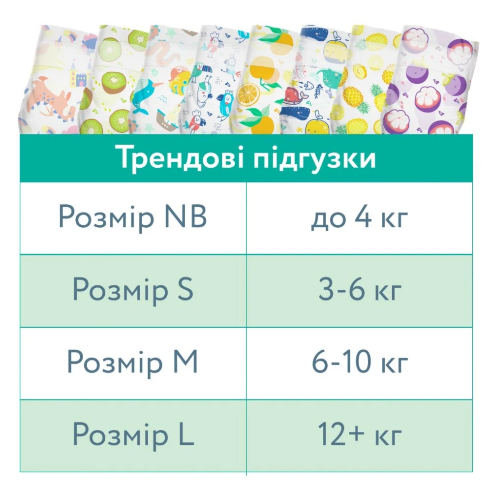 Підгузки Offspring FairyTale розмір S 3-6 кг 48 шт (DP-OI-FAT-S48P-FRT) — фото 12