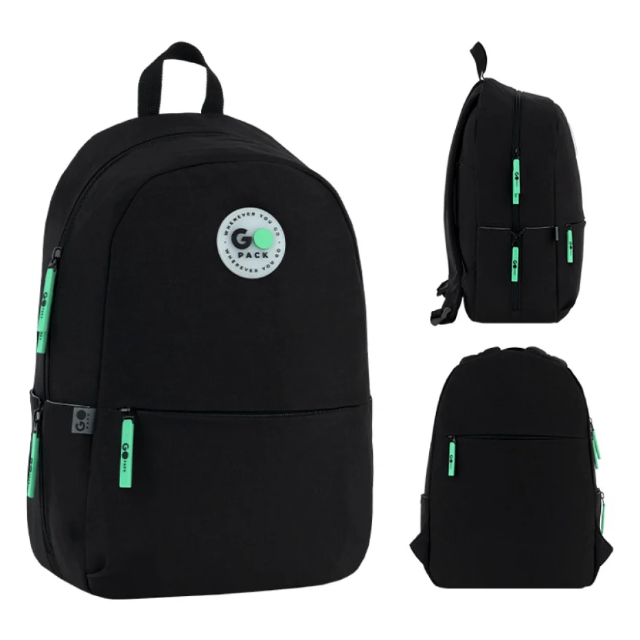 Рюкзак шкільний GoPack Education Teens 188M-4 чорний (GO26-188M-4)