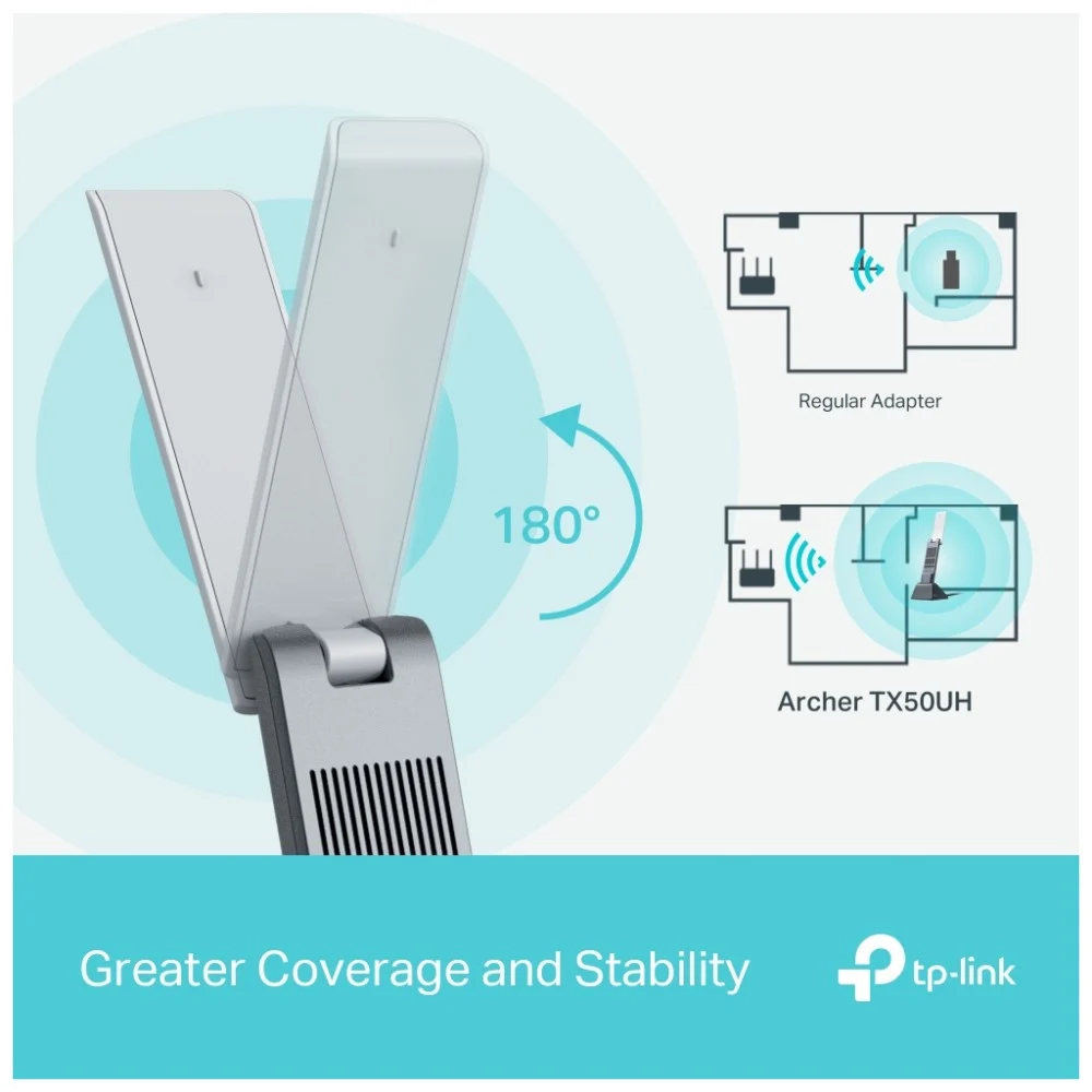 Мережева карта Wi-Fi TP-Link Archer TX50UH (ARCHER-TX50UH) — фото 7