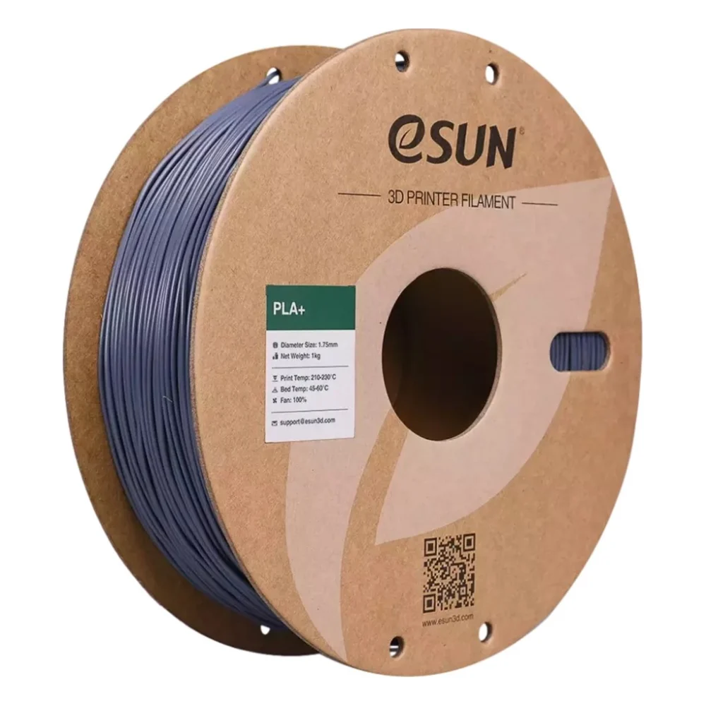 Пластик для 3D-принтера eSUN PLA+ 1.75мм, 5кг, Grey (PLA+175H5)