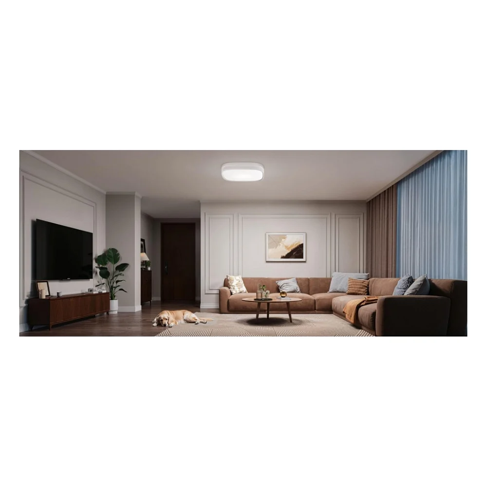 Світильник Govee H60A4 30cm Smart Square Ceiling Light, RGBWW + RGBIC, WI-FI/Bluetooth, білий (H80A4C01) — фото 3