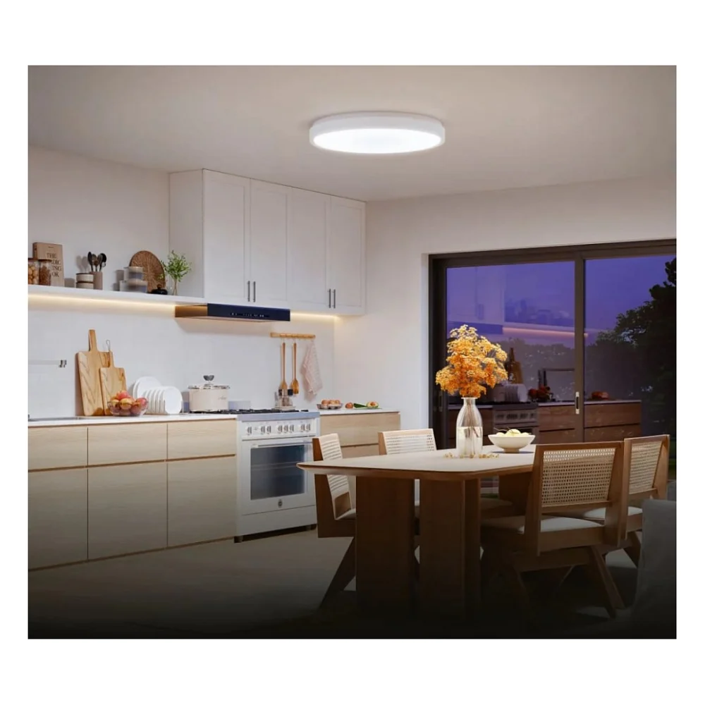 Світильник Govee 38cm Smart Ceiling Light Pro, RGBICWW, WI-FI/Bluetooth, білий (H60A6C01) — фото 2