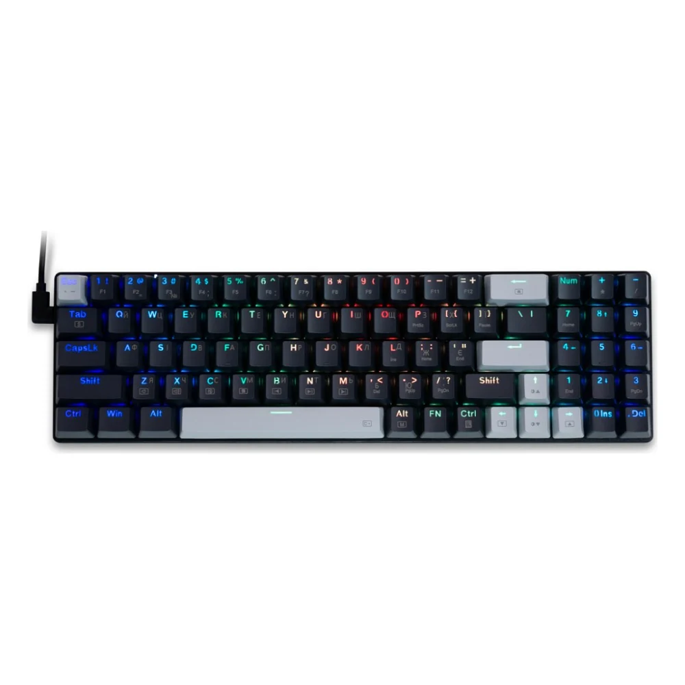 Клавіатура Thunderobot K78B RGB Brown Switch USB UA Black (6932066308681)